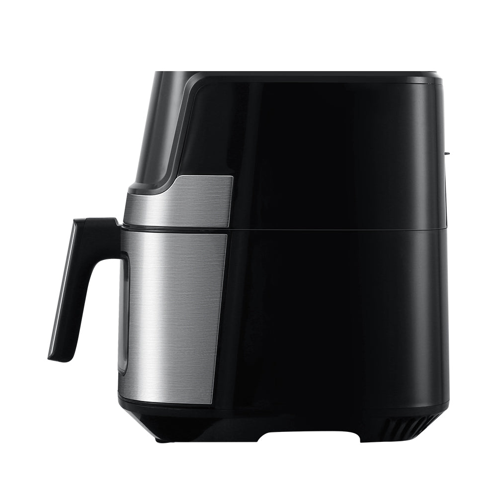 Devanti 6.5L Oil-Free Air Fryer with LCD Touch Control and Clear Viewing Window