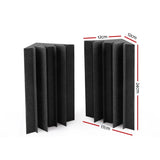 Corner Bass Trap Acoustic Foam Panels - 60 Pack for Enhanced Sound Absorption