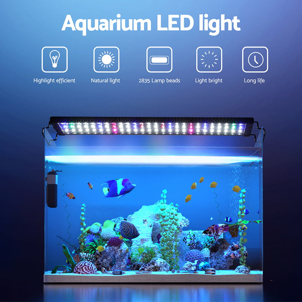 i.Pet 60CM Full Spectrum LED Aquarium Light for Vibrant Aquatic Plants and Fish