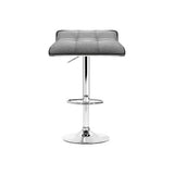 Artiss 4x Bar Stools Linen Padded Gas Lift