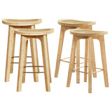 Artiss 4x Bar Stools Bamboo Rattan Stool Counter Chair Kitchen Barstools