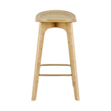 Artiss 4x Bar Stools Bamboo Rattan Stool Counter Chair Kitchen Barstools