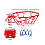 Everfit 45CM Outdoor Basketball Hoop with Weather-Resistant Net