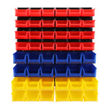 Giantz 48 Storage Bin Rack Wall Mounted Peg Board