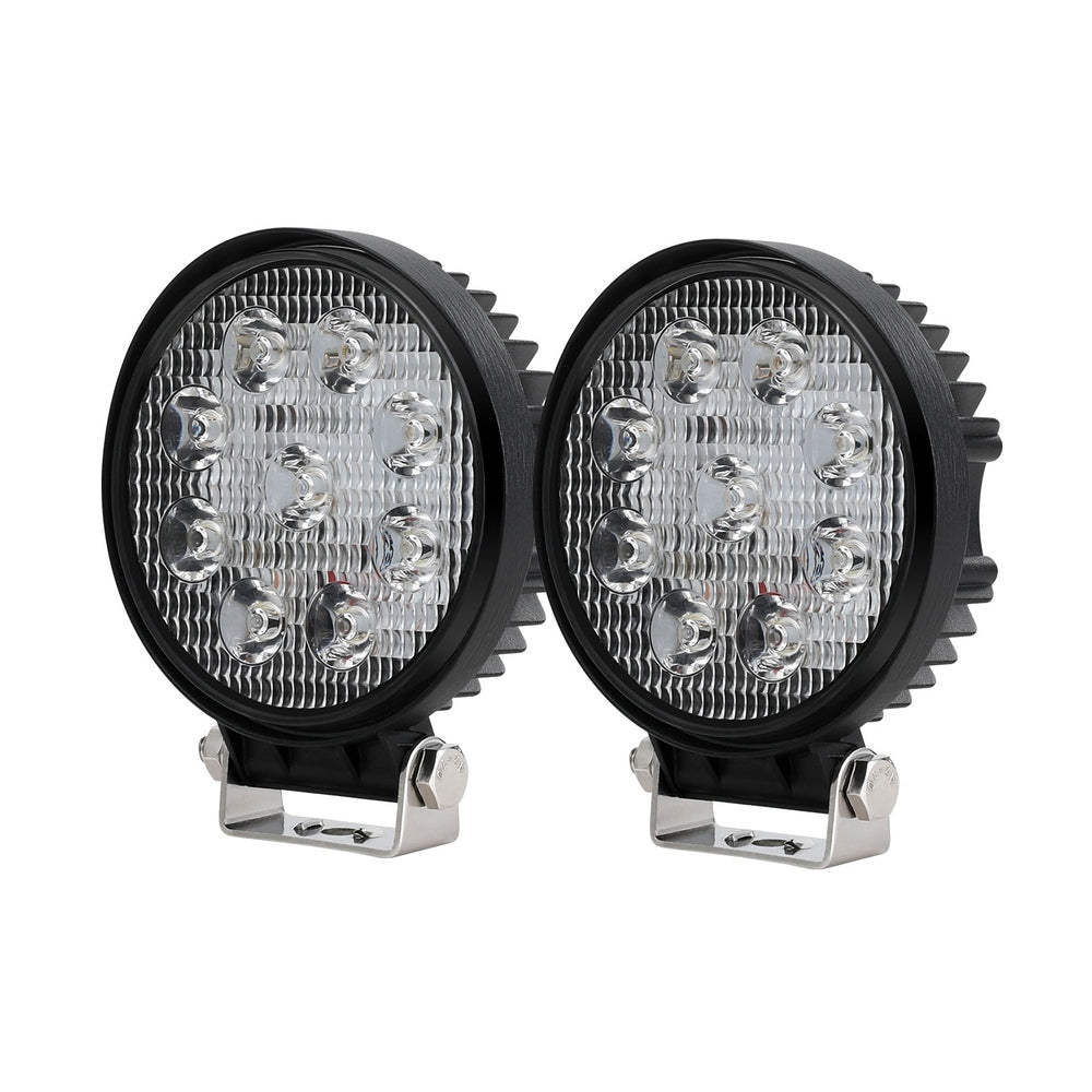 Giantz 4.5-Inch LED Flood and Spot Driving Lights for Cars, Trucks, and SUVs - 12V/24V Waterproof Upgrade