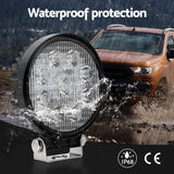 Giantz 4.5-Inch LED Flood and Spot Driving Lights for Cars, Trucks, and SUVs - 12V/24V Waterproof Upgrade