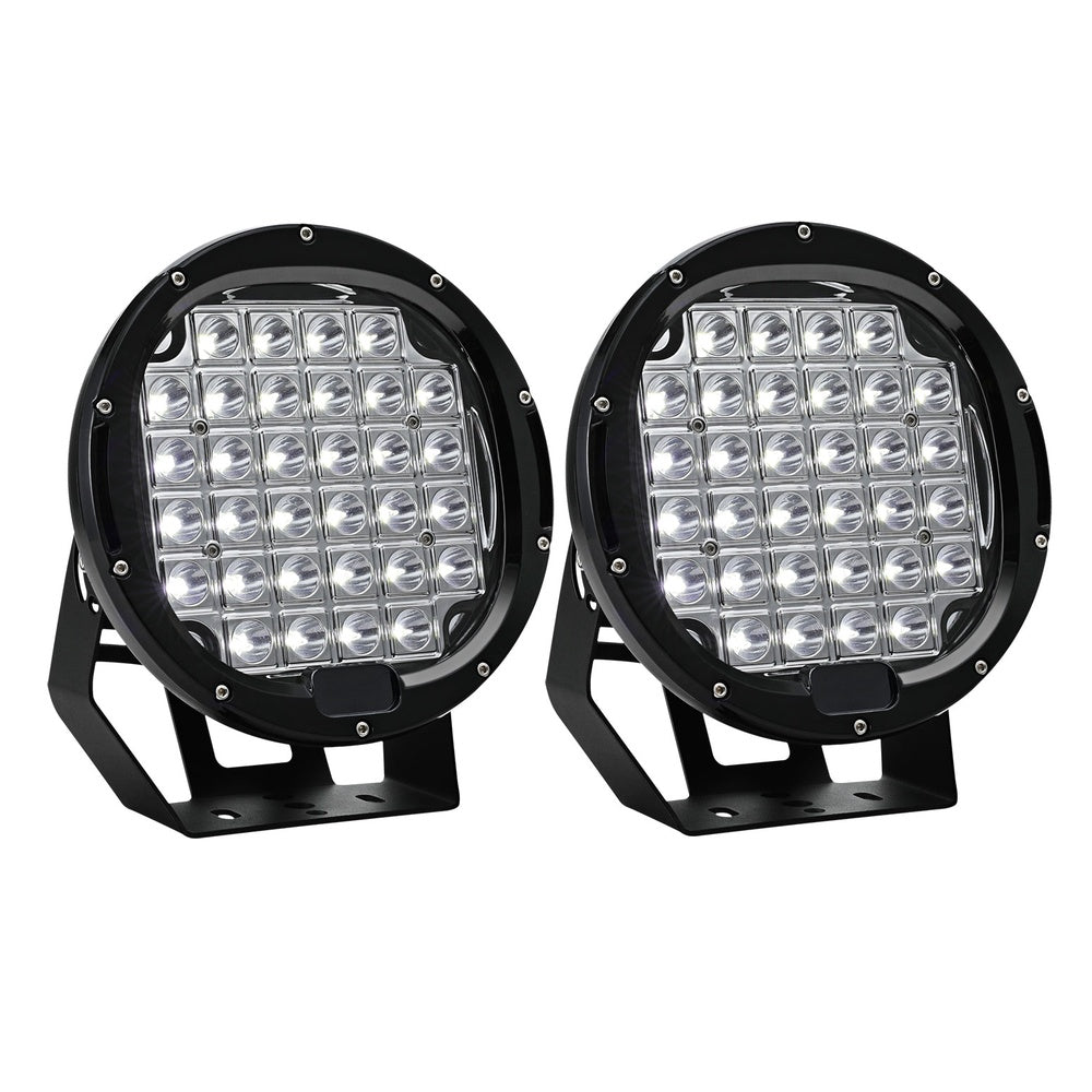 Giantz 9-Inch Dual LED Driving Lights - High-Performance Flood & Spot Lights for Cars, Trucks, & SUVs (12V/24V)