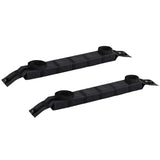 Adjustable Black Soft Roof Rack for Kayaks and Luggage - 116cm Universal Fit