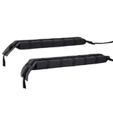 Adjustable Black Soft Roof Rack for Kayaks and Luggage - 116cm Universal Fit