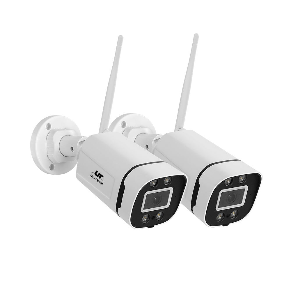 UL-Tech 3MP Wireless Security Camera Set - Dual Pack