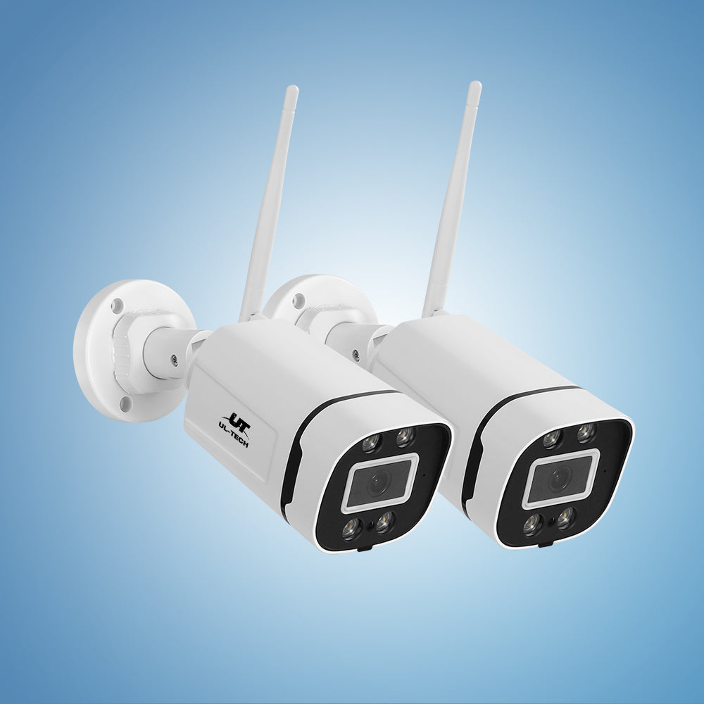 UL-Tech 3MP Wireless Security Camera Set - Dual Pack