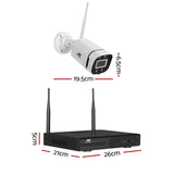 UL-Tech 8-Channel Wireless Security Camera System with 4x 3MP Cameras and 1TB Storage