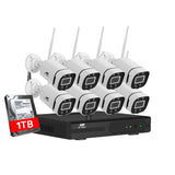 UL-tech Pro Wireless 8-Channel CCTV Surveillance System with 3MP Cameras and 1TB Storage