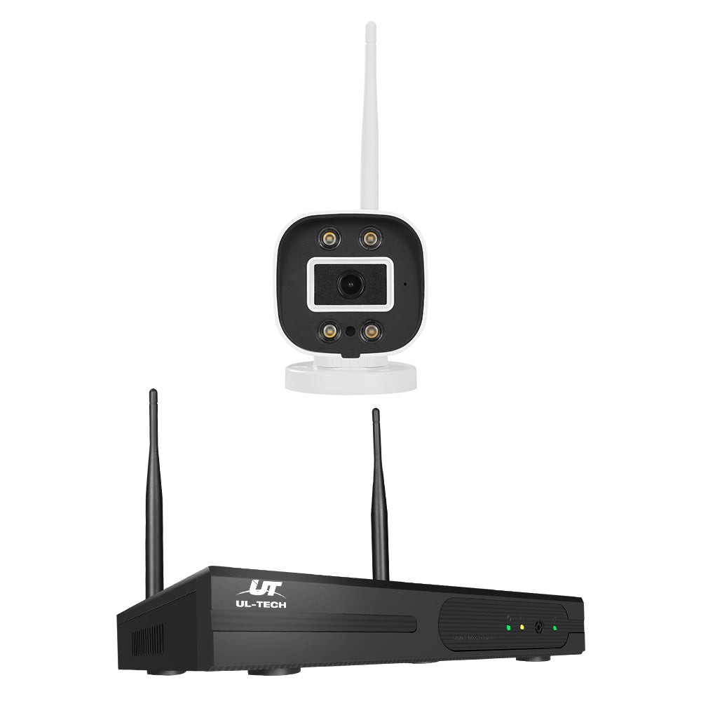 UL-tech Pro Wireless 8-Channel CCTV Surveillance System with 3MP Cameras and 1TB Storage