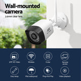 UL-tech 3MP 8-Channel Wireless CCTV System with Four Cameras