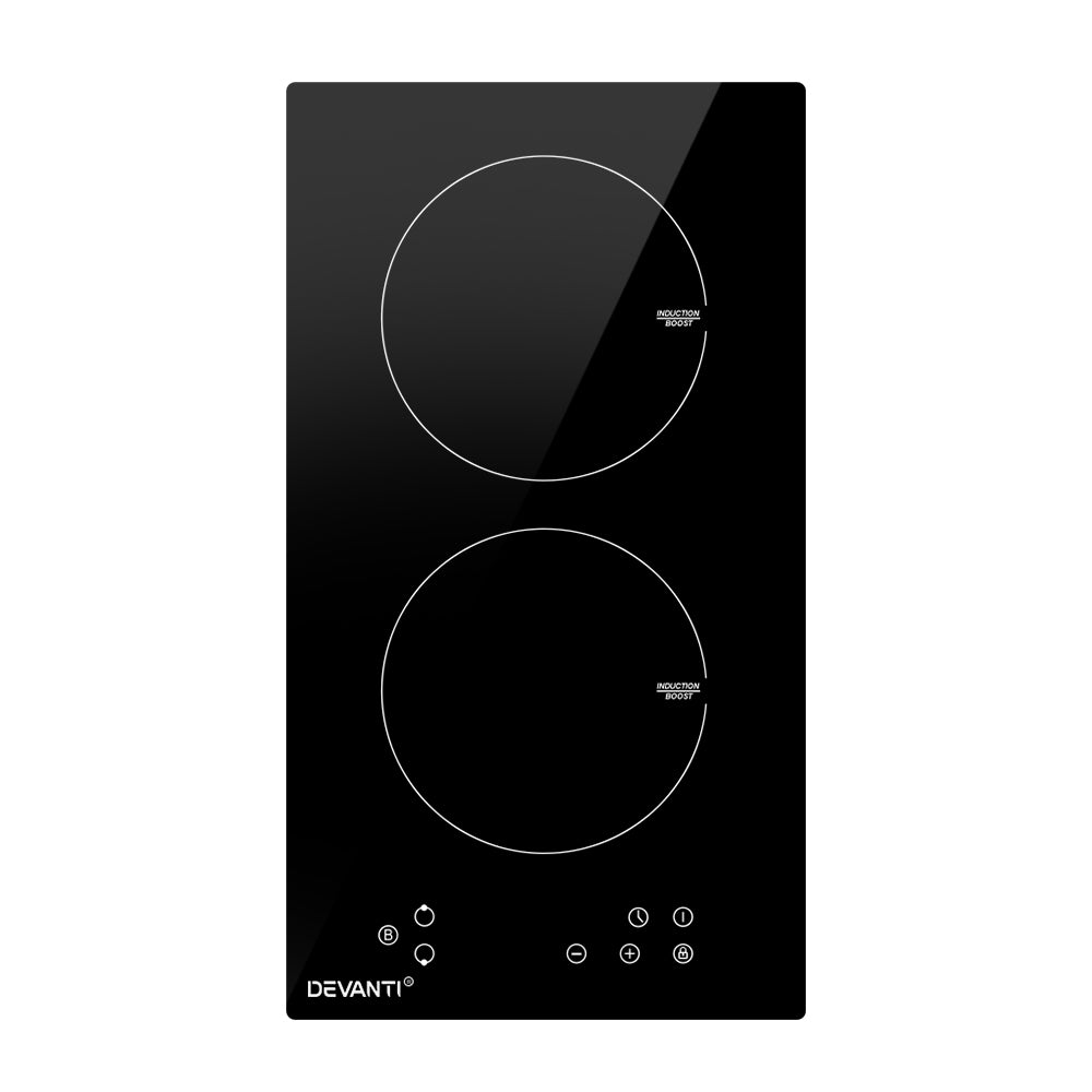 Devanti 30cm High-Efficiency Induction Cooktop with Touch Controls