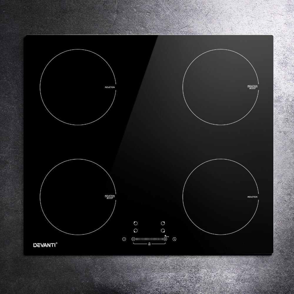 Devanti 60cm Ceramic Induction Cooktop with Touch Control