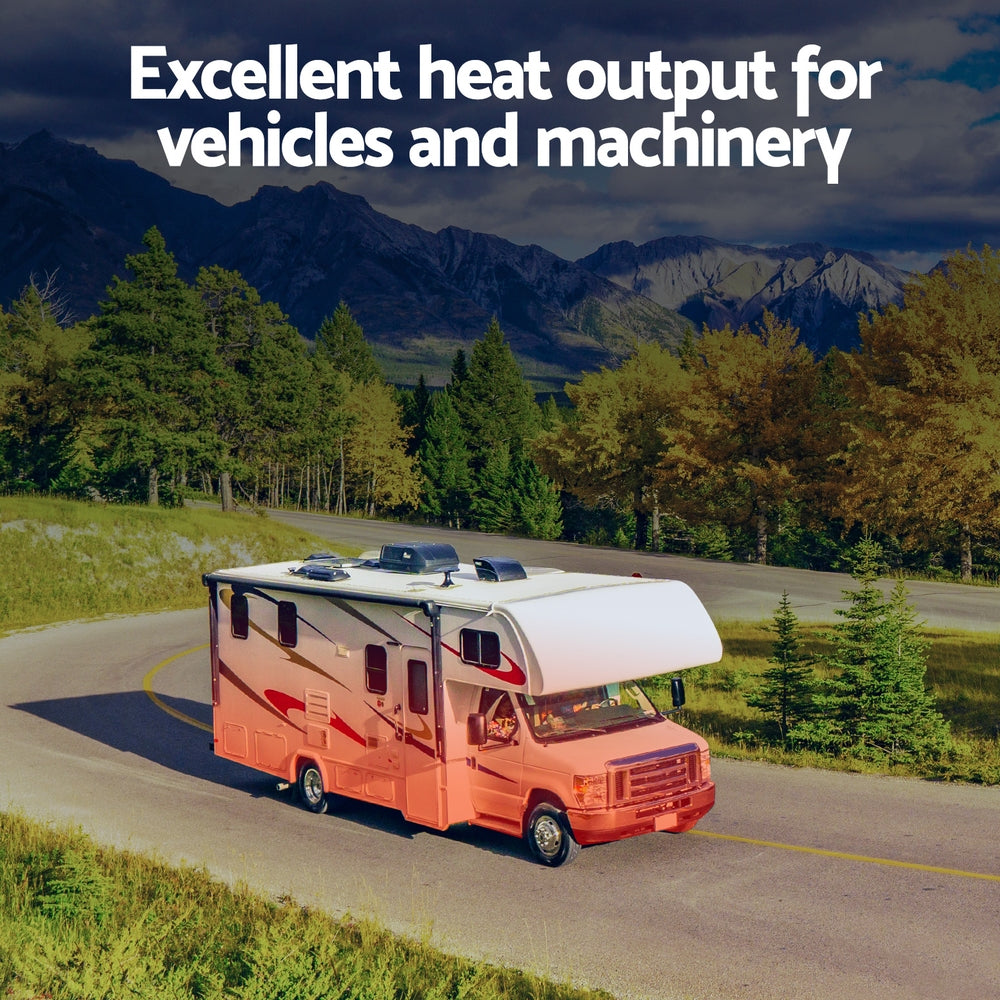 Portable 5KW Diesel Air Heater with Remote Control and LCD for RVs, Buses, and Indoor Use