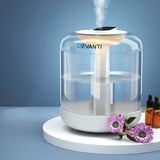 Devanti 4-in-1 Ultrasonic Aroma Diffuser and Humidifier with 1L Capacity