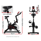 Everfit Spin Bike Exercise Bike Flywheel Cycling Home Gym Fitness Machine - Front View