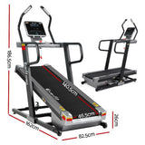 Everfit Treadmill Electric Incline Trainer Professional Home Gym Fitness Machine - Front View