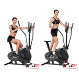 Everfit Exercise Bike 5 in 1 Elliptical Cross Trainer Home Gym Indoor Cardio - Side View