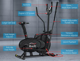 Everfit Exercise Bike 5 in 1 Elliptical Cross Trainer Home Gym Indoor Cardio - Top-Down View