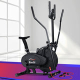 Everfit Exercise Bike 5 in 1 Elliptical Cross Trainer Home Gym Indoor Cardio - Close-Up Angle