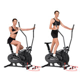 Everfit Exercise Bike 4 in 1 Elliptical Cross Trainer Home Gym Indoor Cardio - Side View