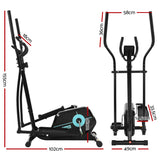 Everfit Exercise Bike Elliptical Cross Trainer Home Gym Fitness Machine Magnetic - Front View