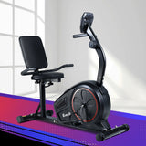 Everfit Exercise Bike Magnetic Recumbent Indoor Cycling Home Gym Cardio 8 Level - Close-Up Angle