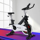 15kg Flywheel Spin Bike Everfit Exercise Bike Home Gym Fitness 120KG Capacity - Close-Up Angle