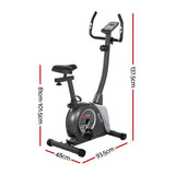 Everfit Magnetic Exercise Bike Upright Bike Fitness Home Gym Cardio - Front View