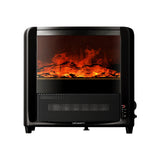 Devanti 2000W Freestanding Electric Fireplace with 3D Flame Effect