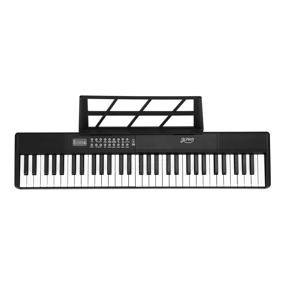 Portable 61-Key Digital Piano Keyboard with Bluetooth and Accessories