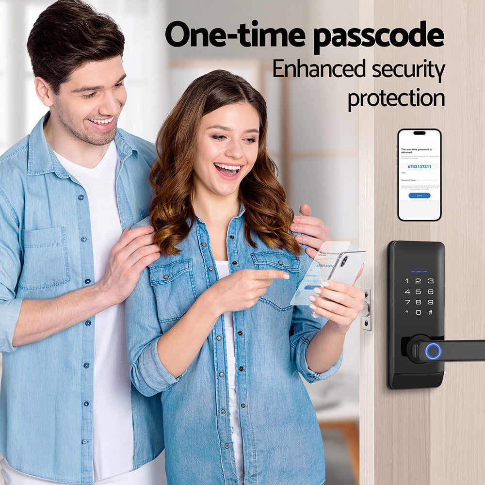 Smart UL-tech Fingerprint Door Lock with Remote Access and Touchpad Control