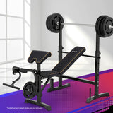 Everfit Weight Bench 10 in 1 Bench Press Home Gym Station 330kg Capacity - Close-Up Angle