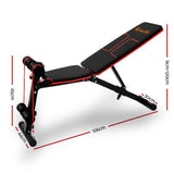 Everfit Weight Bench Adjustable FID Bench Press Home Gym 150kg Capacity - Front View