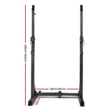 Everfit Weight Bench Adjustable Squat Rack Home Gym Equipment 300kg - Front View