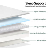 Giselle Bedding Memory Foam Mattress Bed Cool Gel Non Spring 25cm Double