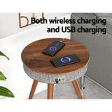 Smart Wireless Charging Coffee Table with Bluetooth Speaker by Artiss