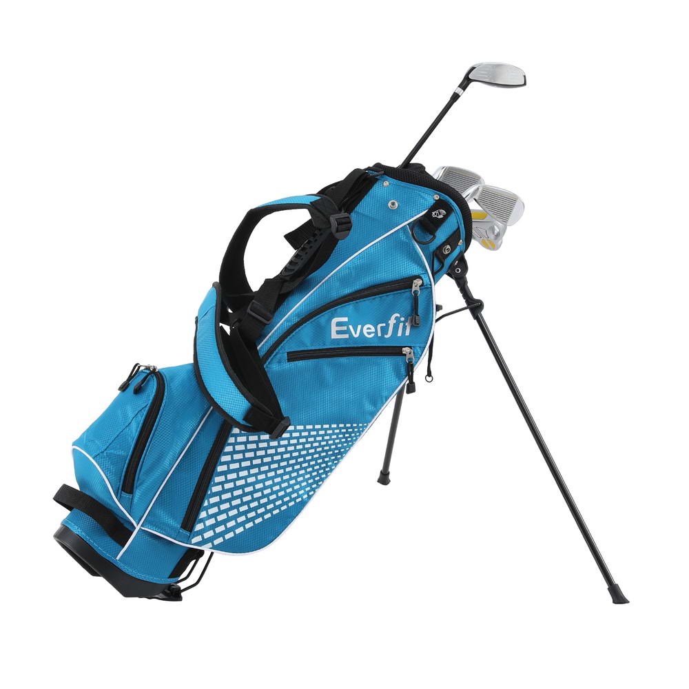 Everfit Junior Golf Club Set with Stand Bag - Right-Handed Wedges and Iron Clubs