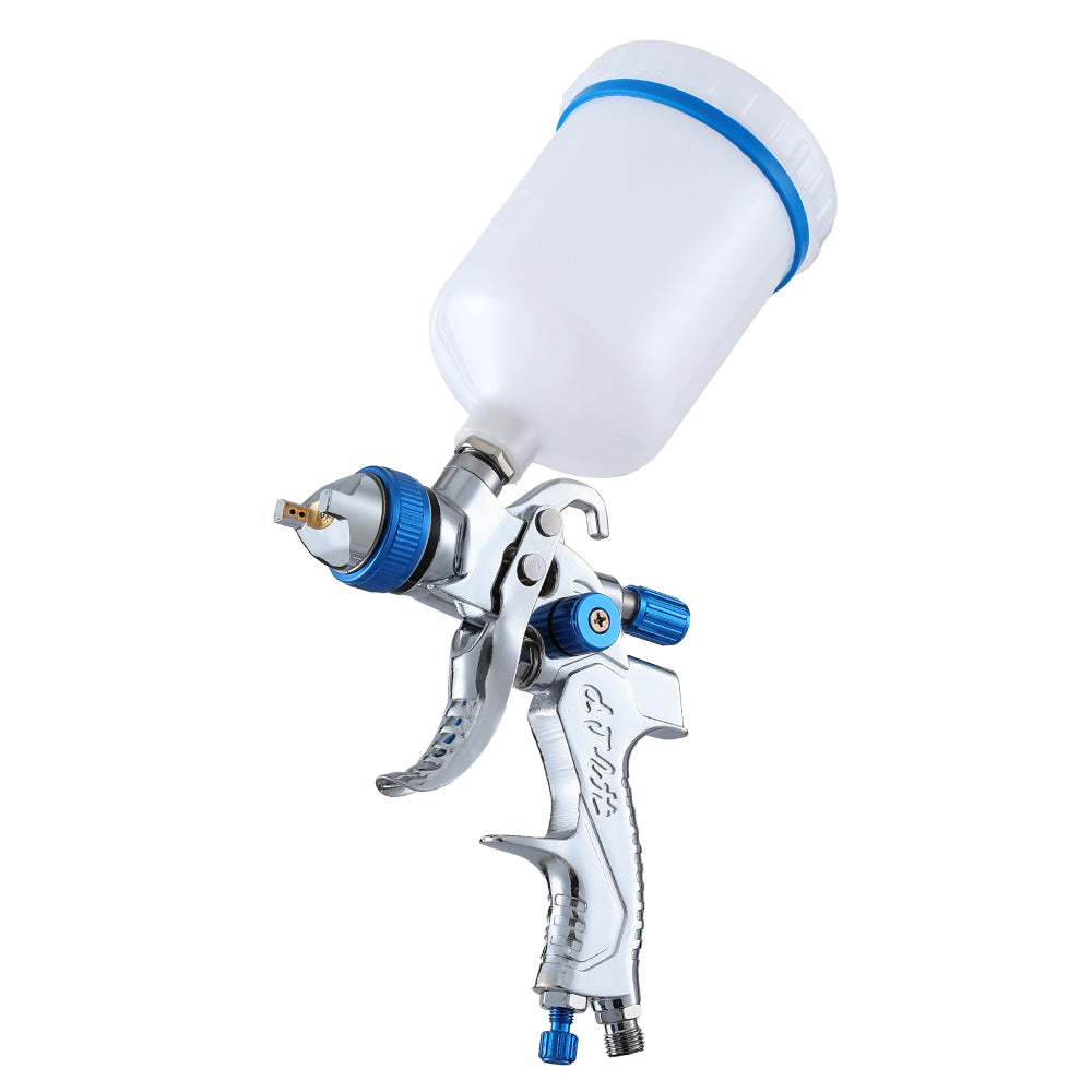 Giantz HVLP Gravity Feed Air Spray Gun with Multiple Nozzles