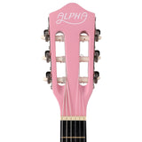 34-Inch Pink Classical Guitar for Beginners - Perfect Wooden Body Nylon String Gift for Kids