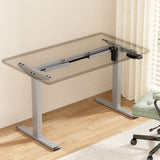 Artiss Electric Standing Desk Frame Only Height Adjustable 70KG Load Grey