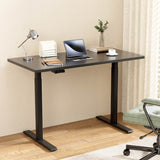 Artiss Standing Desk Motorised Dual Motor Black 120CM