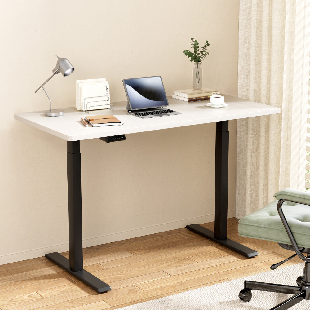 Artiss Standing Desk Motorised Dual Motor White 120CM