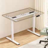 Artiss Standing Desk Frame Only Dual Motor Motorised White