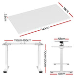 Artiss Standing Desk Motorised Dual Motor 140CM White