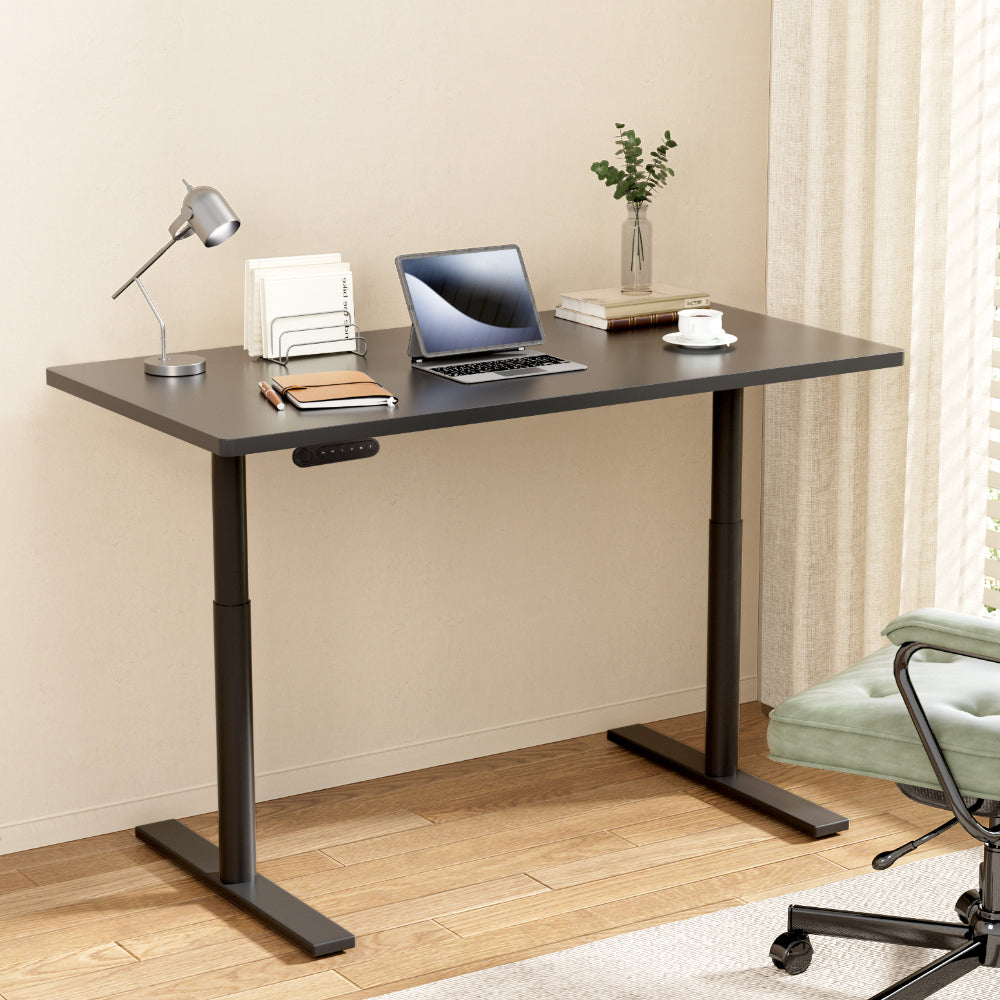 Artiss Standing Desk Motorised Electric Dual Motor Black 120CM